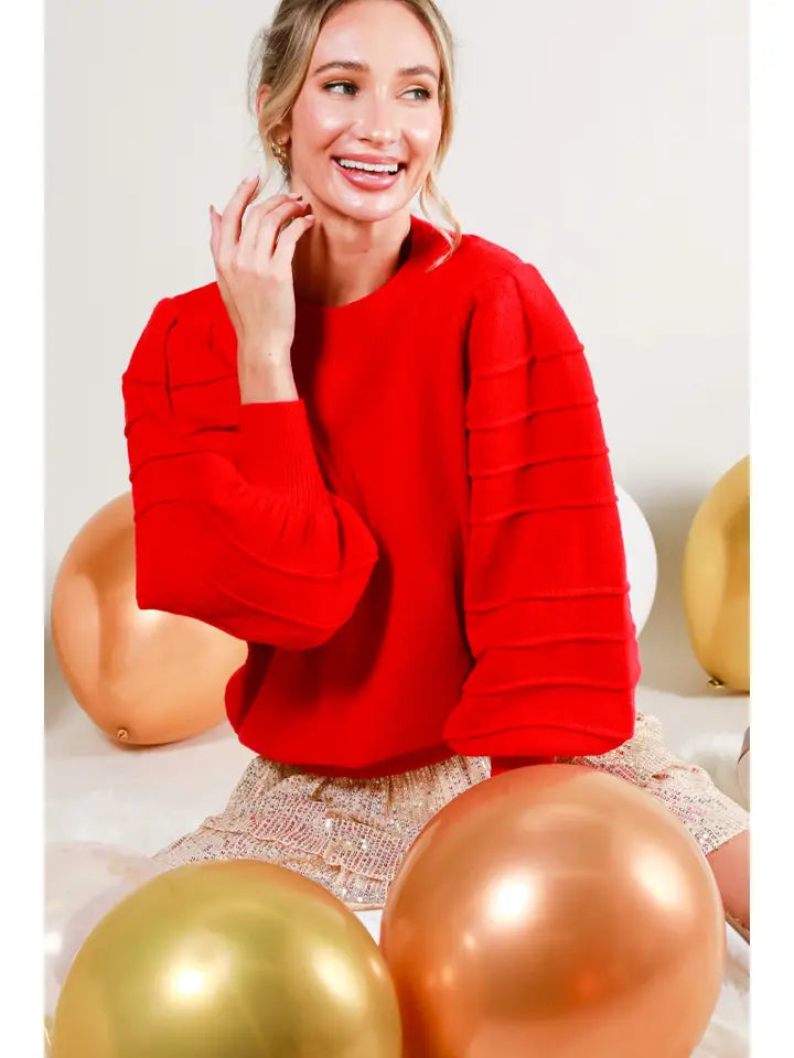 Holiday Times Red Sweater