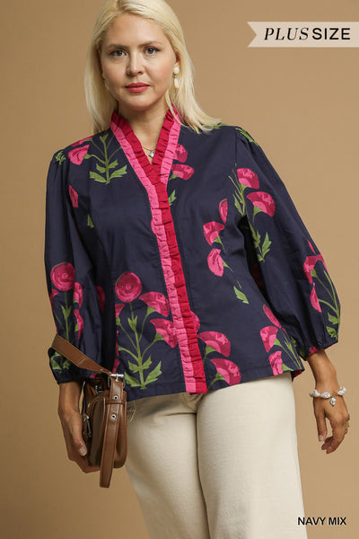 Beautiful Blossoms Top PLUS