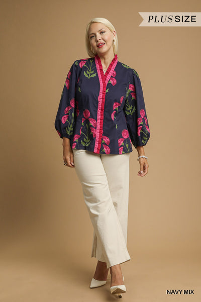 Beautiful Blossoms Top PLUS