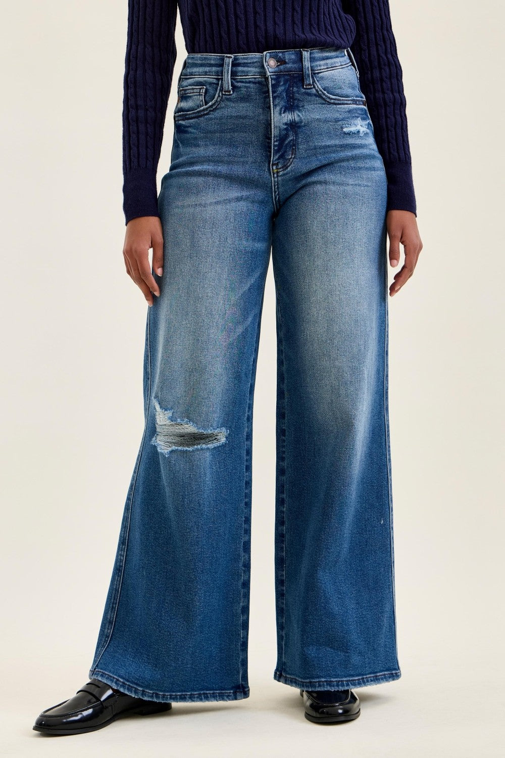 Lux Retro Wide Jeans