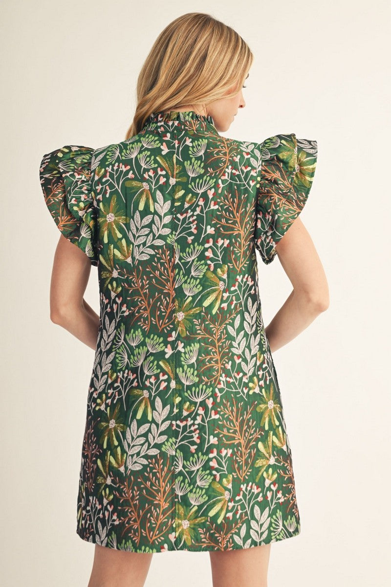 Floral Leaf Dress