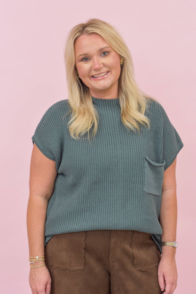 Lightweight Pocket Sweater