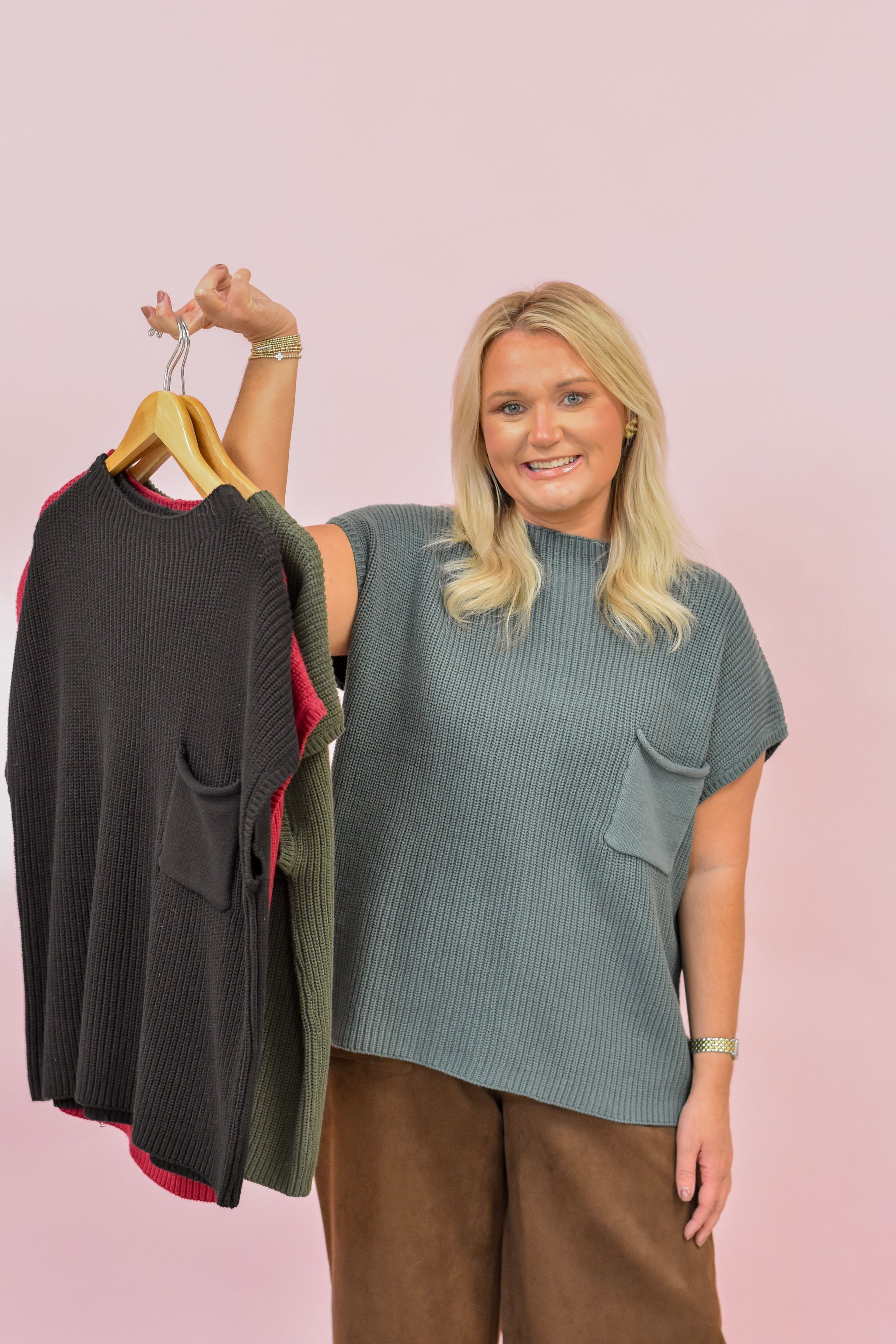 Lightweight Pocket Sweater