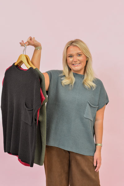 Lightweight Pocket Sweater
