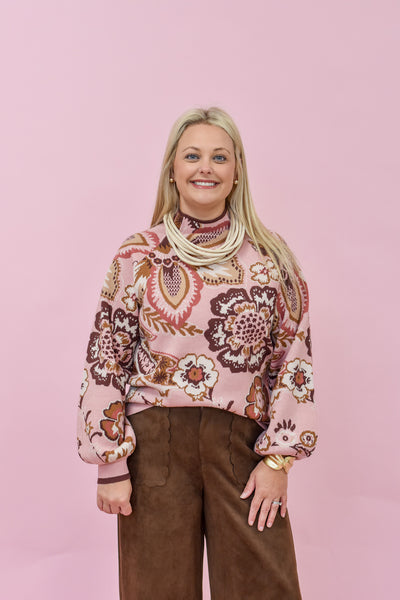 Floral Fields Sweater