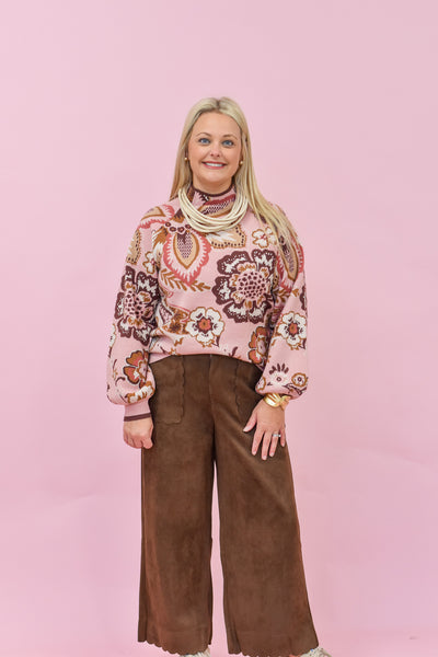 Sweetheart Scallop Pants