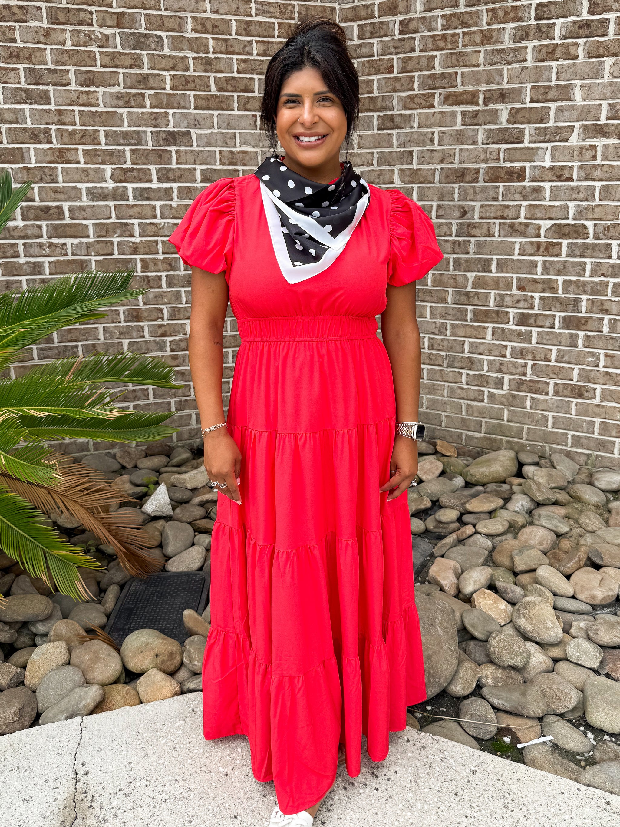 Ready in Red Dress