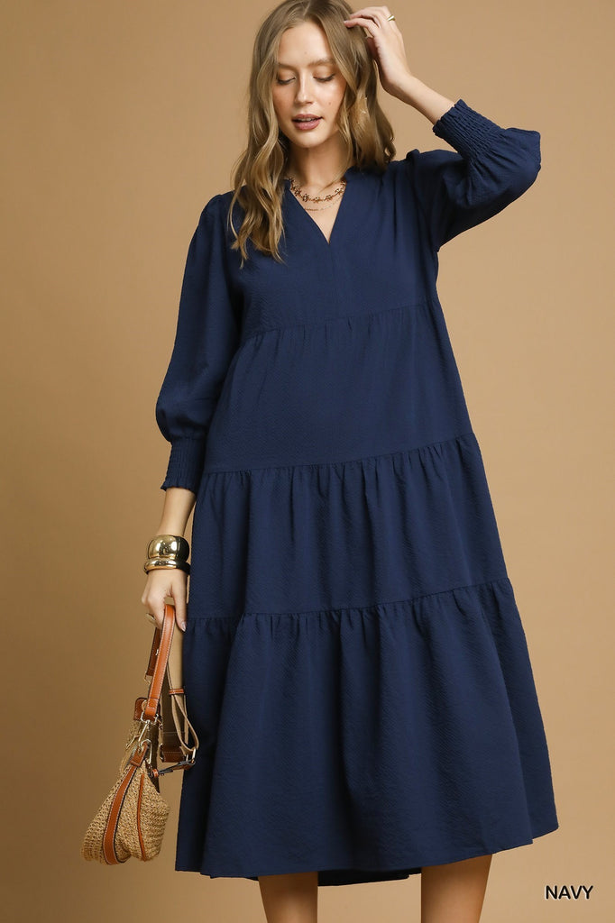 Make Your Day Navy Dress