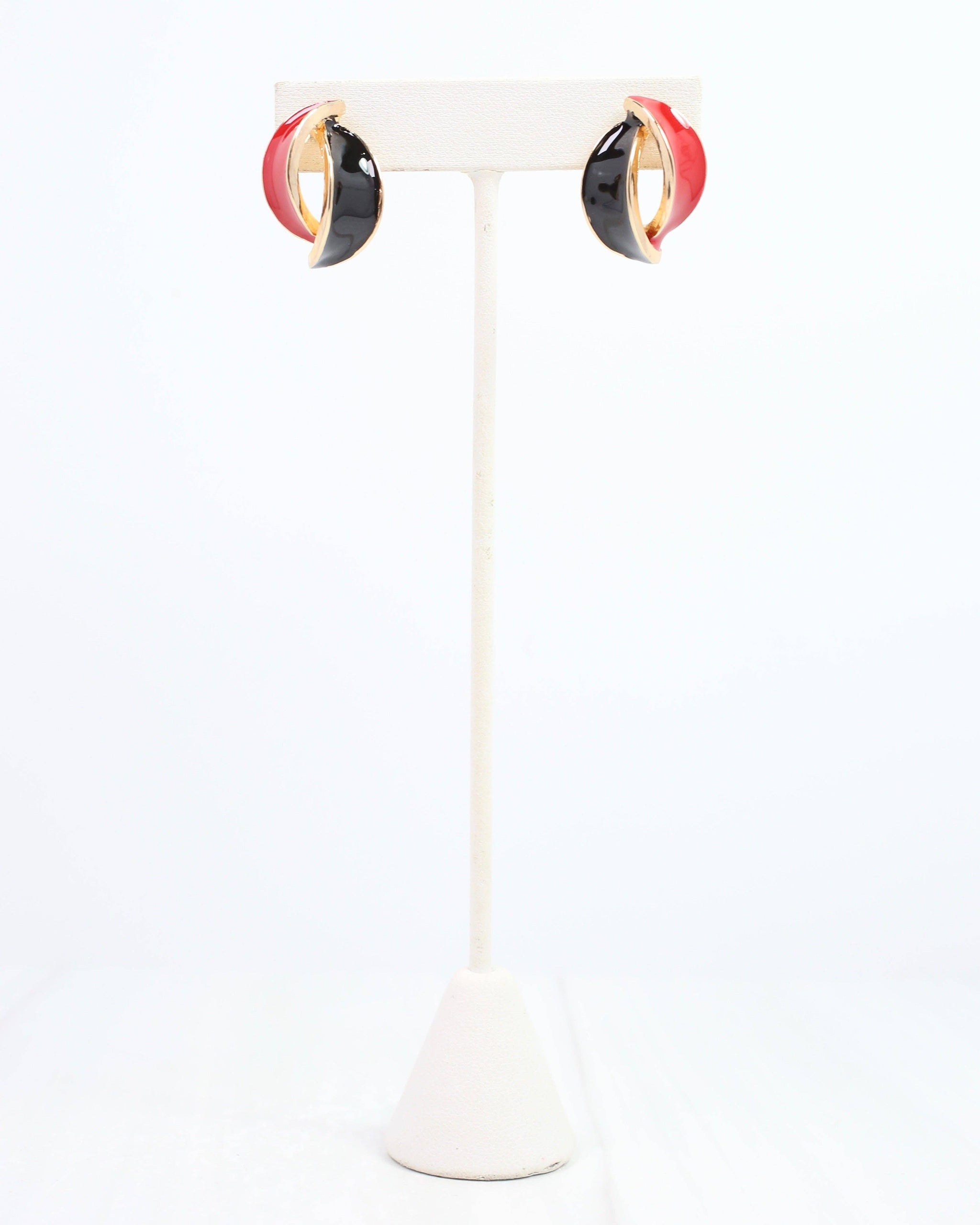 Cora Game Day Earring Red Black