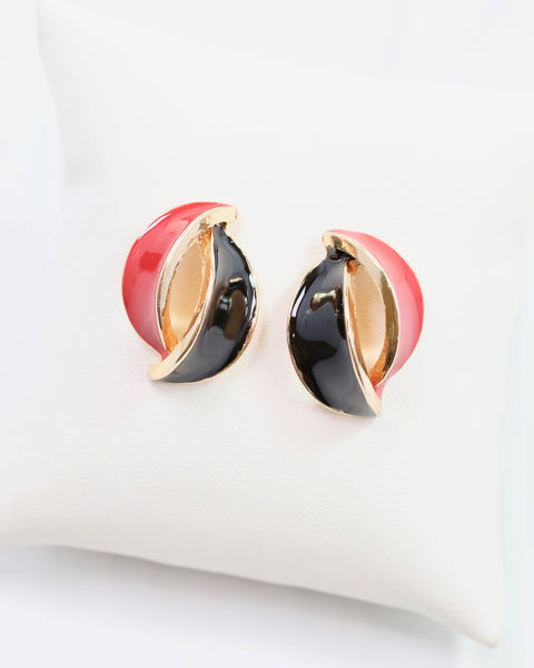 Cora Game Day Earring Red Black