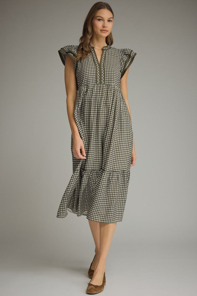Girly Gingham Dress