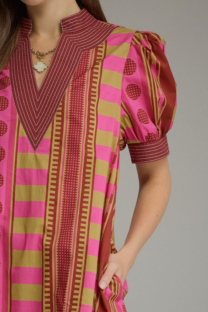 Amara Statement Midi Dress