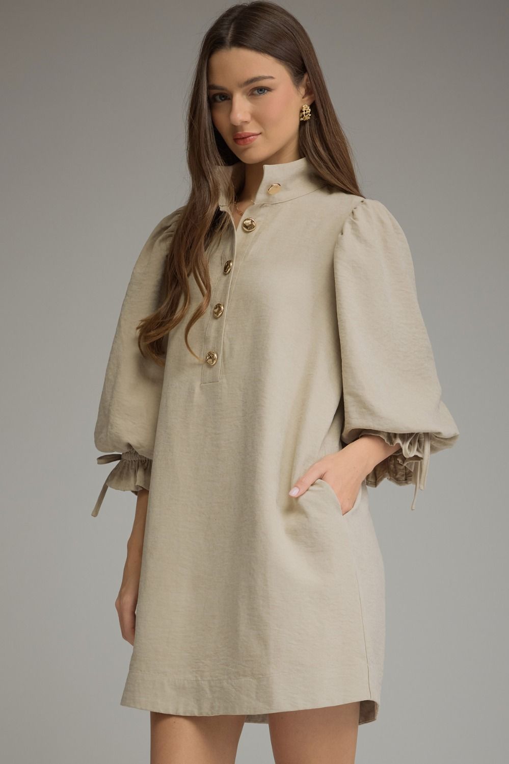 Golden Hour Dress (Taupe)
