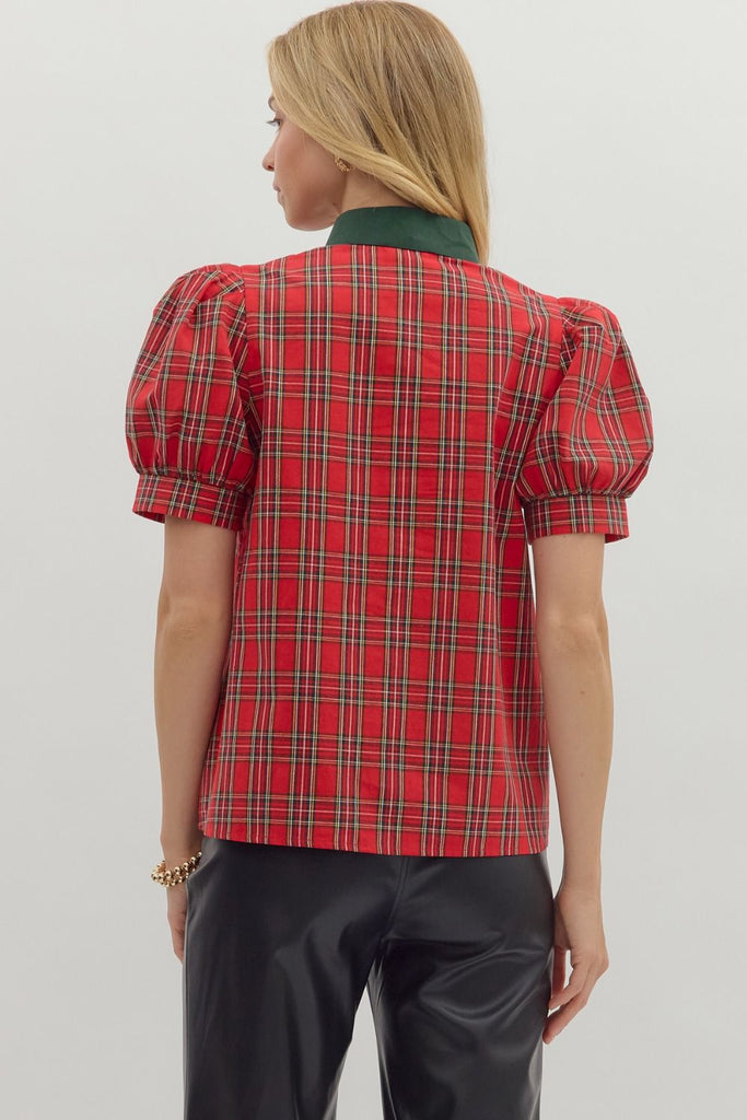 Perfectly Plaid Top