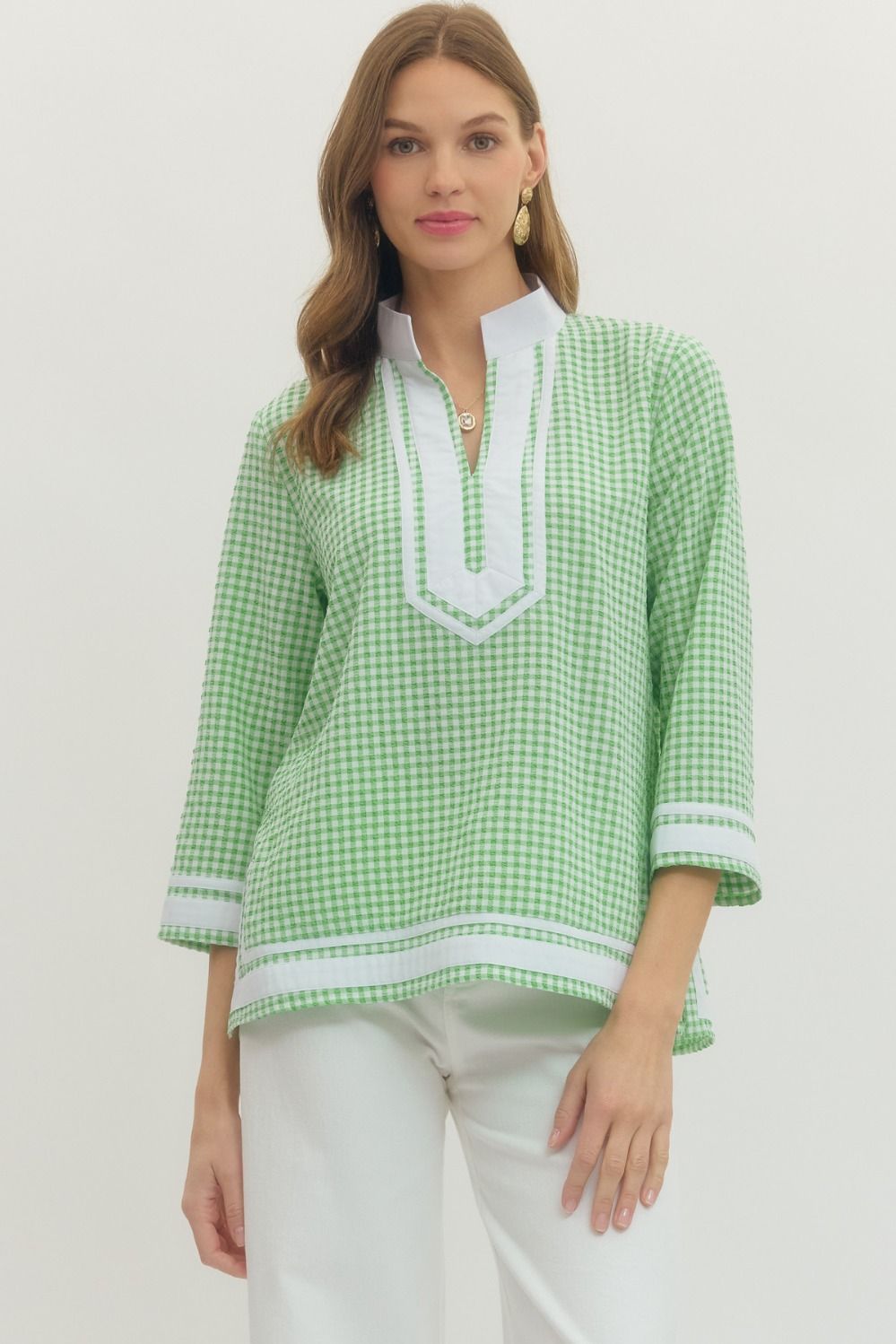 Get it Gingham Top